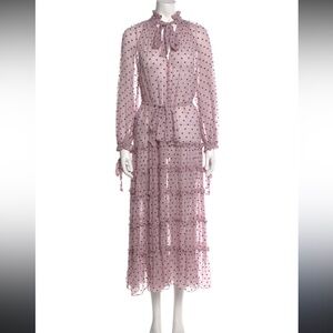 Zimmerman Ninety Sox Tie Silk Dress